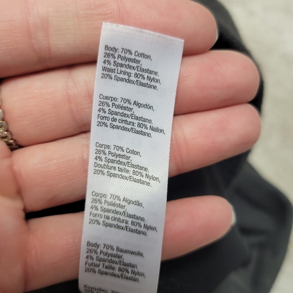 Assets by Spanx Charcoal Gray Leggings Size Medium - Picture 8 of 8